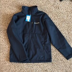 Columbia Blue Raincoat Full-Zip Lightweight
